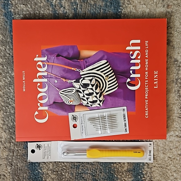 Molla Mills Other - NWT Croquet Crush Home Projects By M. Mills and Croquet Hook, Tapestry Needles